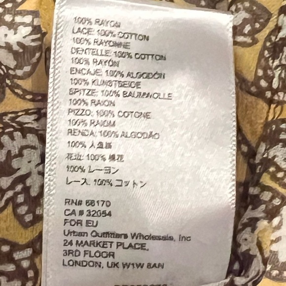 🌻NEW w/tags Anthropologie Bardot Crochet Tank Blouse US Size 8 - Picture 14 of 14